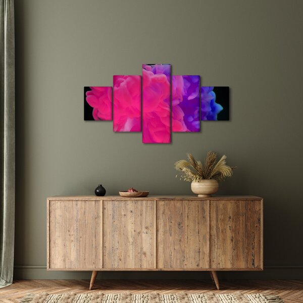 Obraz kolorowego dymu (125x70 cm)