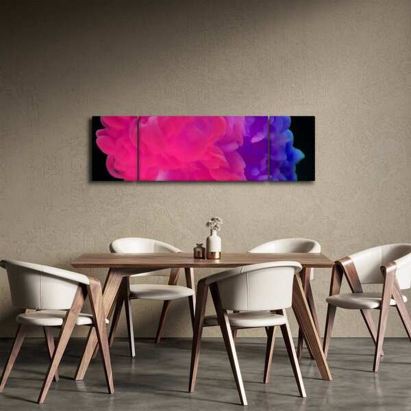 Obraz kolorowego dymu (170x50 cm)