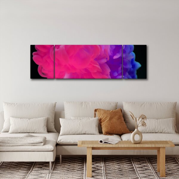 Obraz kolorowego dymu (170x50 cm)