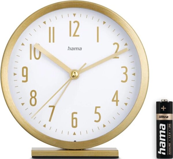 Budzik HAMA 222213 Złoty