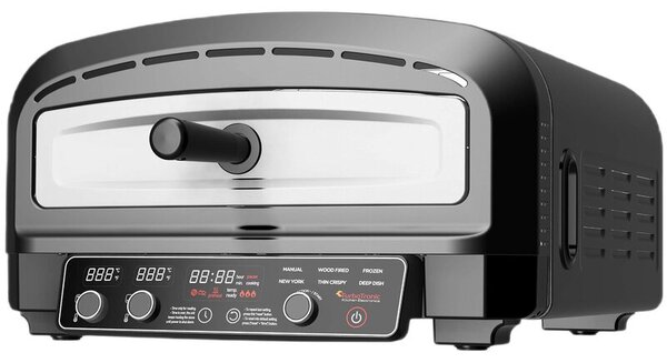 Piec do pizzy TURBOTRONIC TT-PO14 2200W średnica 37 cm Czarny