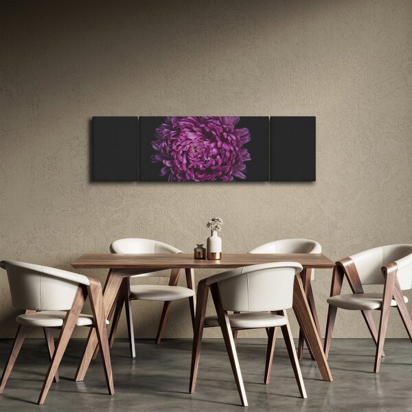Obraz fioletowego kwiatu (170x50 cm)