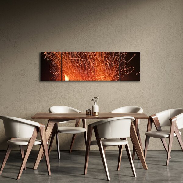 Obraz ognia (170x50 cm)