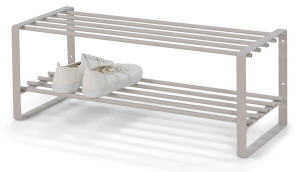 Szarobrązowa metalowa szafka na buty 70x29x27 cm Rex – Spinder Design