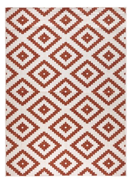 Brązowo-kremowy dywan odpowiedni na zewnątrz NORTHRUGS Malta, 160x230 cm