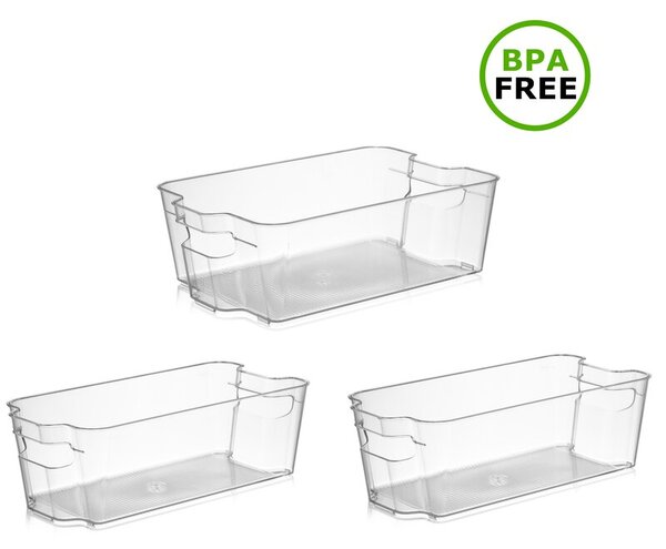 Organizer do lodówki EASYFORM Clear 6 L + 2 x 4.5 L (3 szt.)