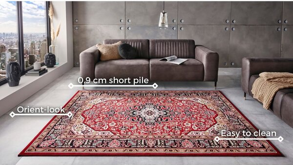 Czerwony dywan Nouristan Skazar Isfahan, 120x170 cm
