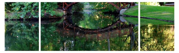 Obraz rzeki (170x50 cm)