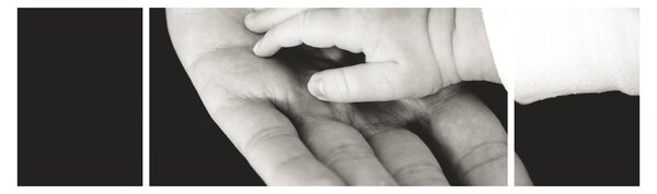 Obraz dłoni (170x50 cm)