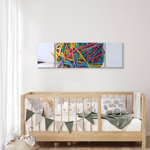 Obraz gumek (170x50 cm)