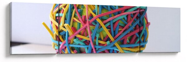 Obraz gumek (170x50 cm)