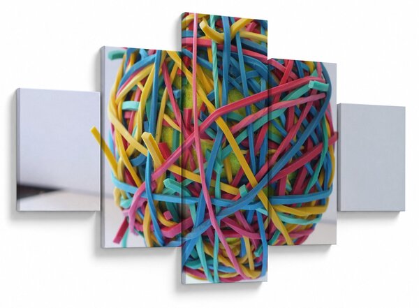Obraz gumek (125x70 cm)