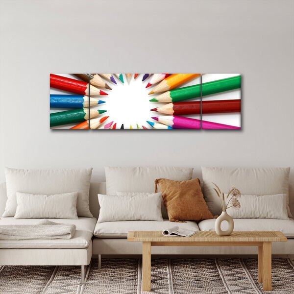 Obraz kredek (170x50 cm)