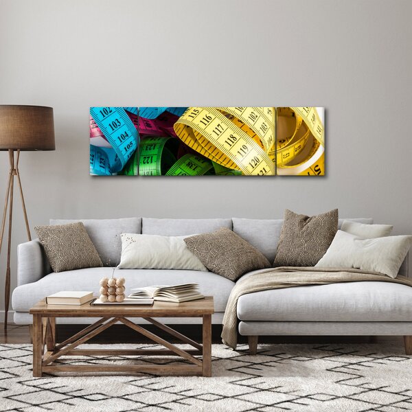 Obraz mierników koloru (170x50 cm)