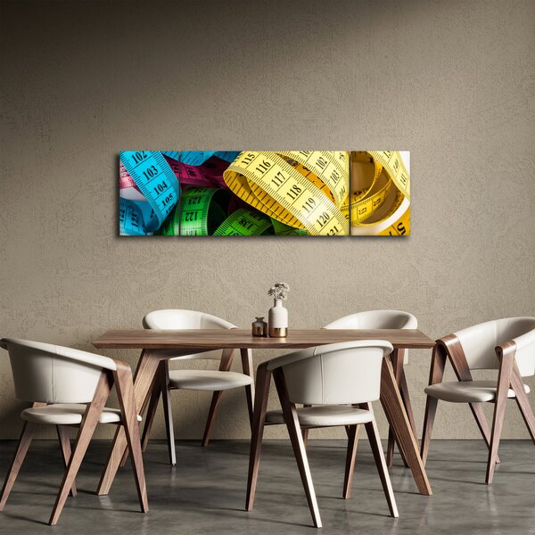 Obraz mierników koloru (170x50 cm)