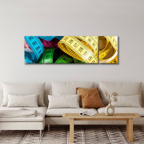 Obraz mierników koloru (170x50 cm)