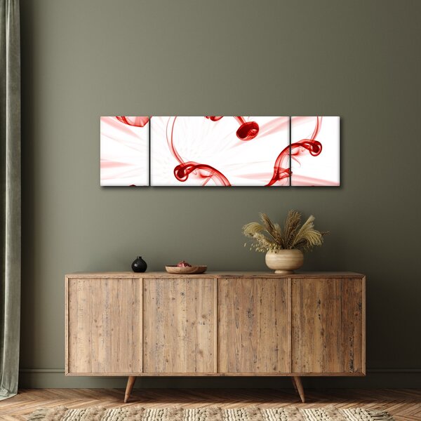 Obraz serce z dymu (170x50 cm)