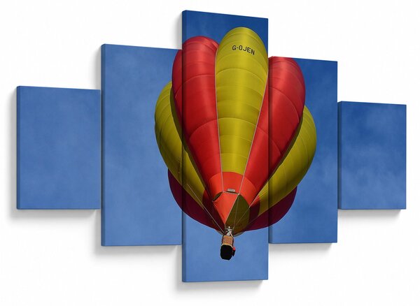 Obraz latającego balonu (125x70 cm)