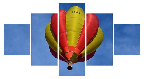 Obraz latającego balonu (125x70 cm)