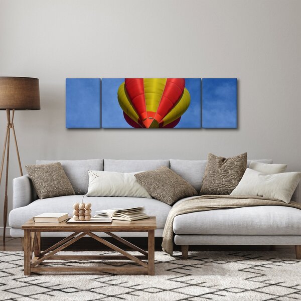 Obraz latającego balonu (170x50 cm)