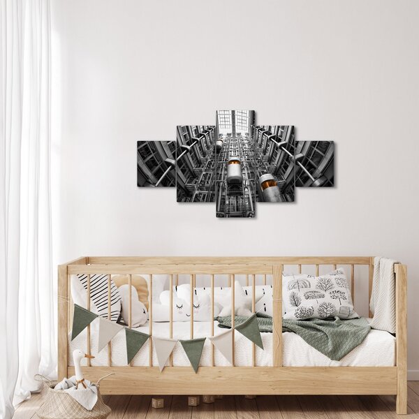 Obraz wind w budynku (125x70 cm)