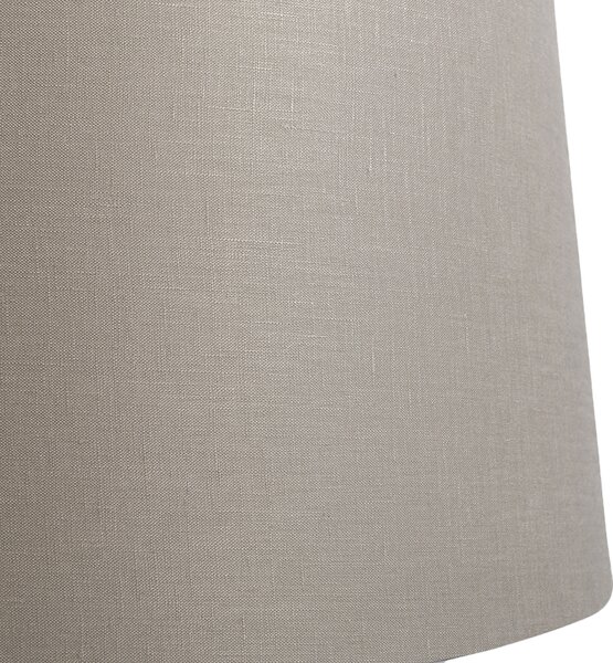 Abażur lniany taupe 45 cm