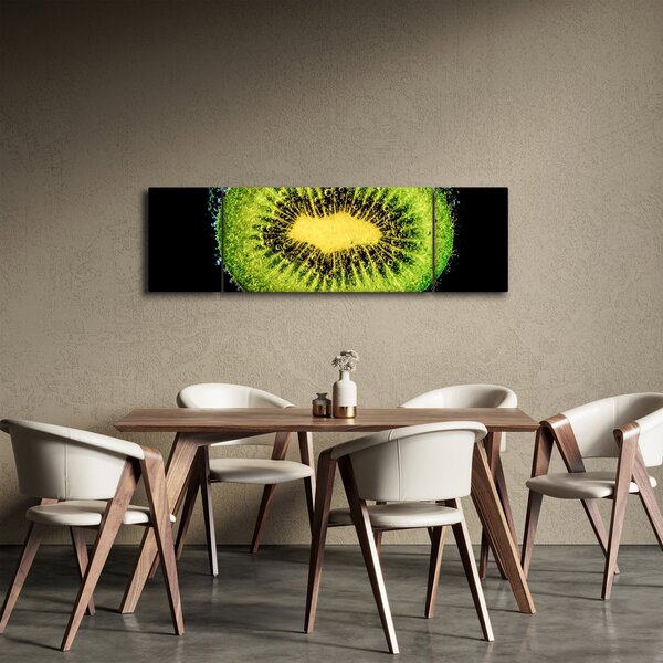 Obraz - szczegół kiwi w wodzie (170x50 cm)