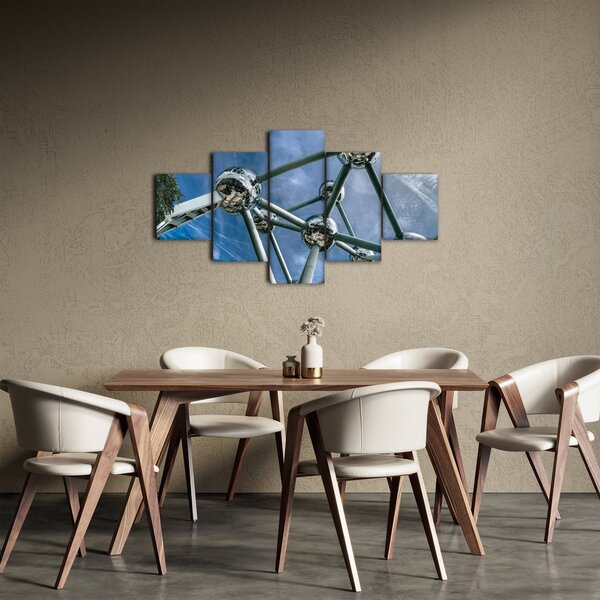 Obraz - Atomium w Brukseli (125x70 cm)