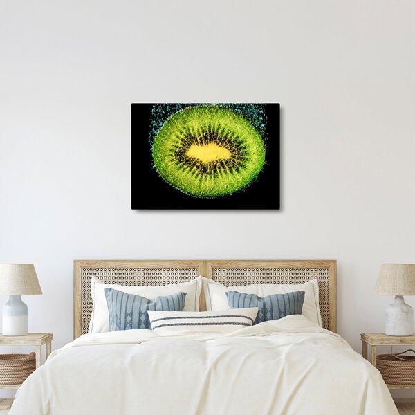 Obraz - szczegół kiwi w wodzie (70x50 cm)