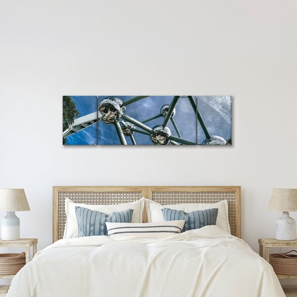 Obraz - Atomium w Brukseli (170x50 cm)