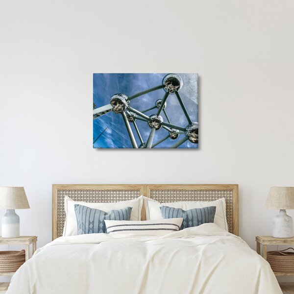 Obraz - Atomium w Brukseli (70x50 cm)