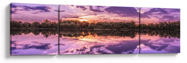 Obraz fioletowego nieba (170x50 cm)
