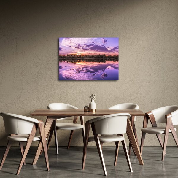 Obraz fioletowego nieba (70x50 cm)