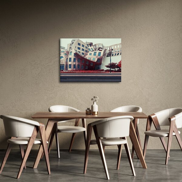 Obraz - budynek architektoniczny (70x50 cm)