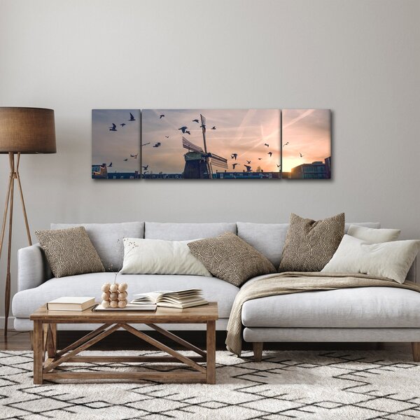 Obraz wiatraka (170x50 cm)