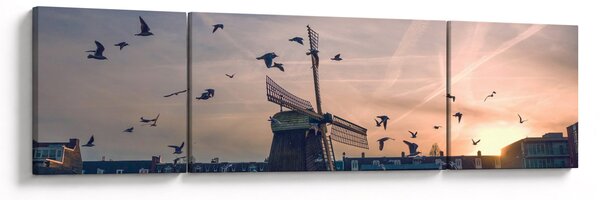 Obraz wiatraka (170x50 cm)