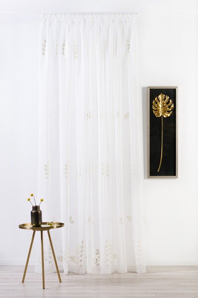 Kremowa firanka 140x245 cm Melissa – Mendola Fabrics