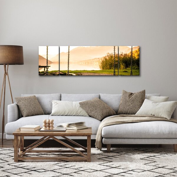 Obraz huśtawki w przyrodzie (170x50 cm)