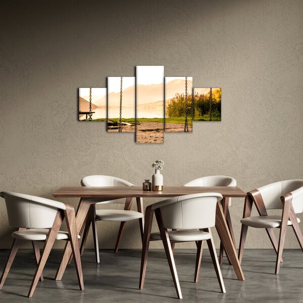 Obraz huśtawki w przyrodzie (125x70 cm)