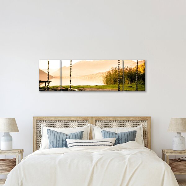 Obraz huśtawki w przyrodzie (170x50 cm)