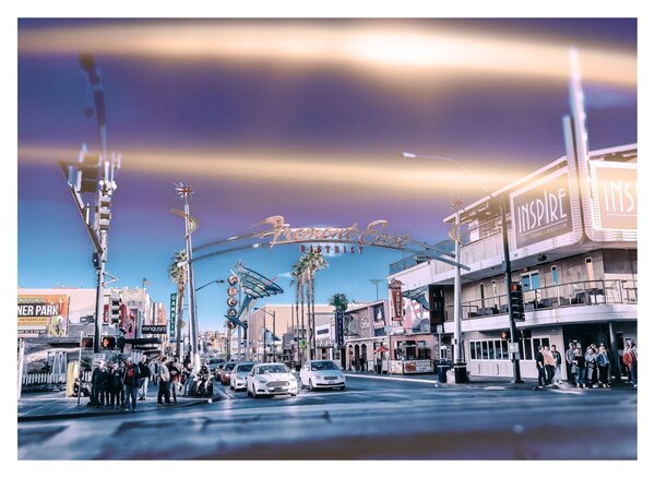 Zdjęcie ulicy w Las Vegas (70x50 cm)
