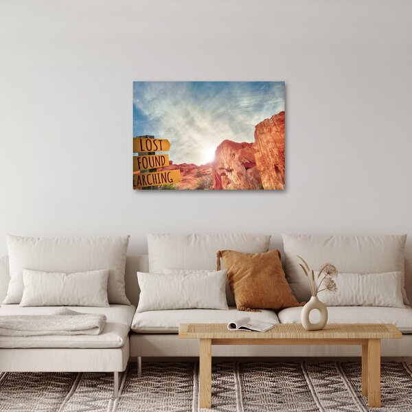 Obraz wskaźnika z napisem (70x50 cm)