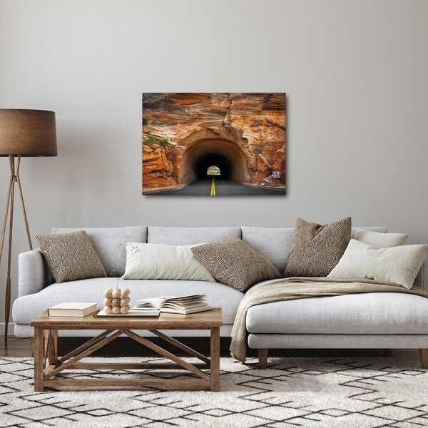 Obraz - tunel w skale (70x50 cm)