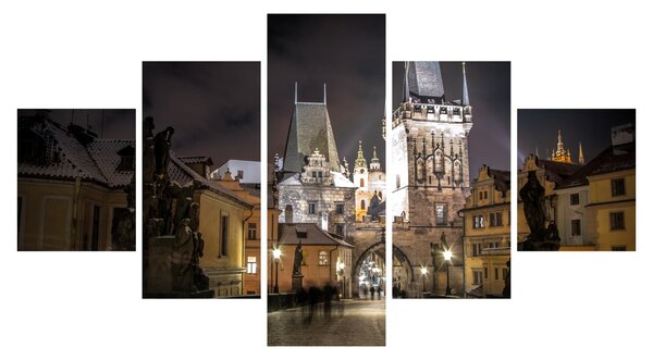 Obraz oświetlonej Bramy Pyłu (125x70 cm)