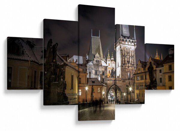 Obraz oświetlonej Bramy Pyłu (125x70 cm)
