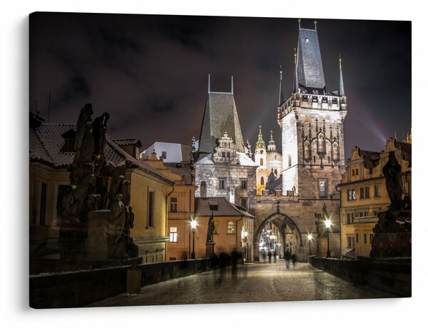 Obraz oświetlonej Bramy Pyłu (70x50 cm)