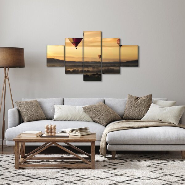 Obraz - latające balony (125x70 cm)