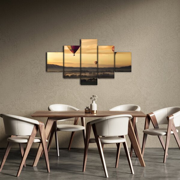 Obraz - latające balony (125x70 cm)