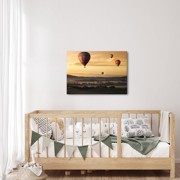 Obraz - latające balony (70x50 cm)