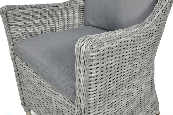 Zestaw mebli z technorattanu NAPOLI 6/200 Stone Grey